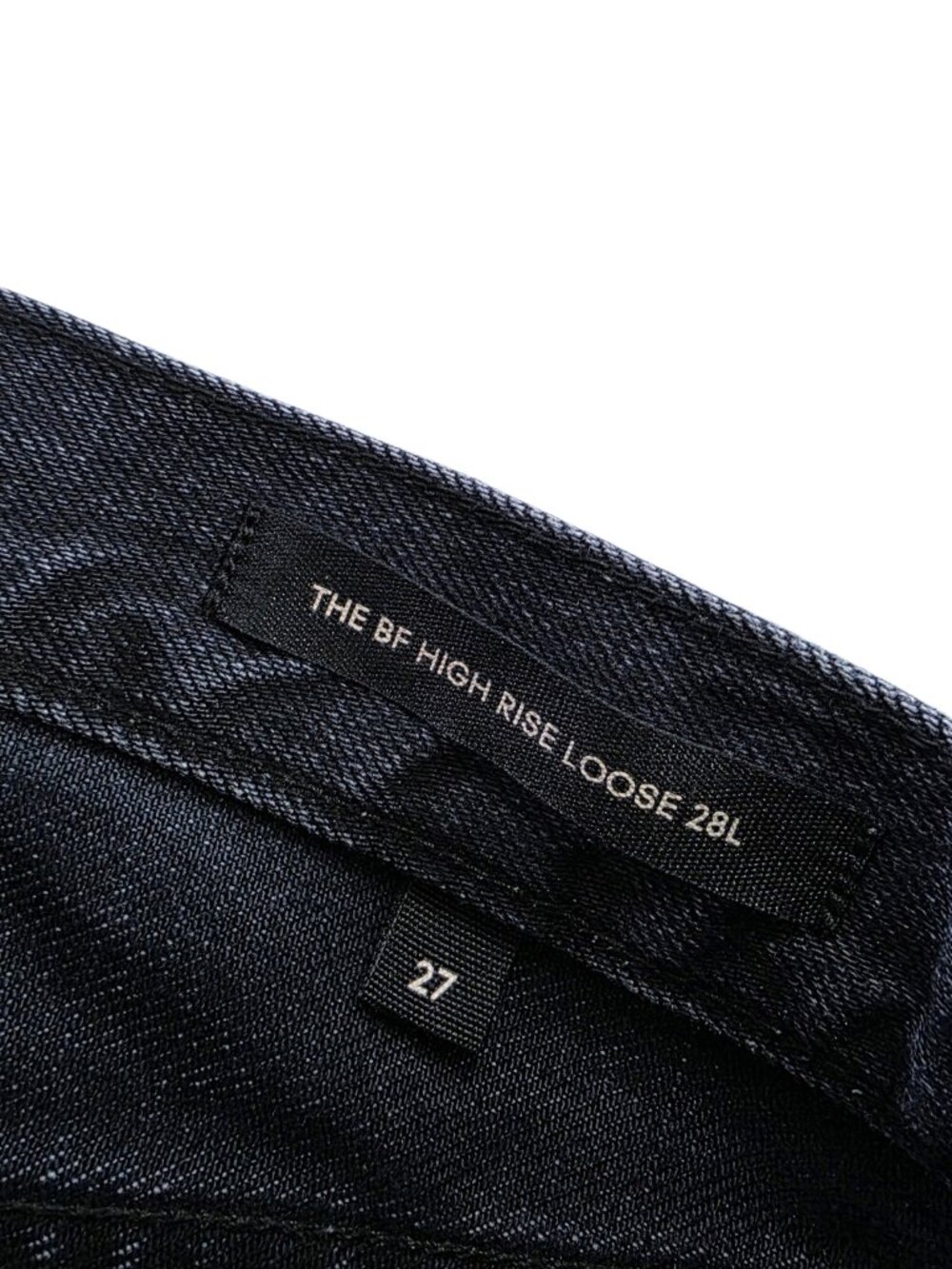 Aritzia Denim Forum The BF High Rise Loose Jeans, Button Fly, Size 27, Cotton - Picture 3 of 11